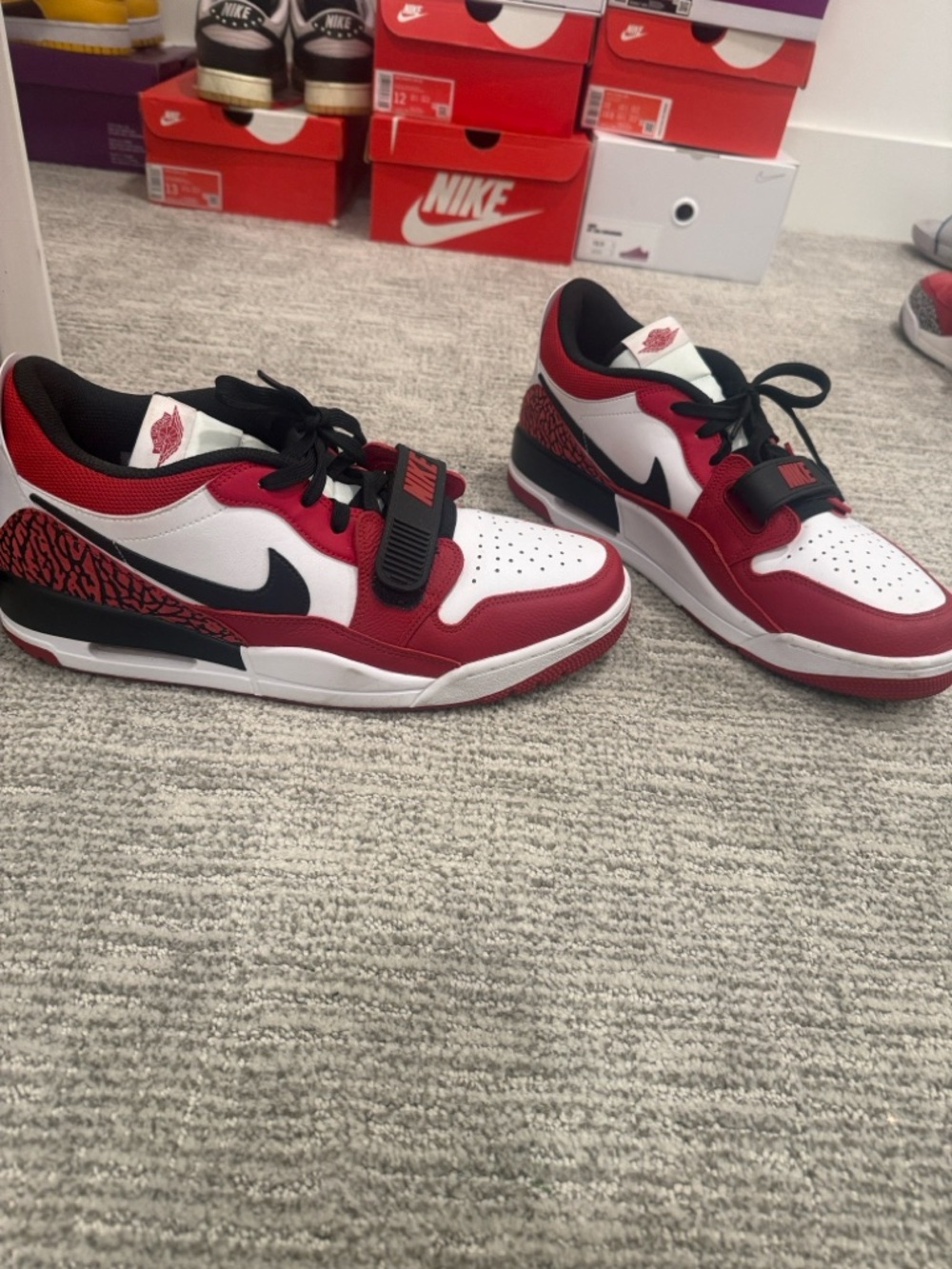 Jordan Legacy 312 Low “Chicago” Red White Black Men’s 12.5